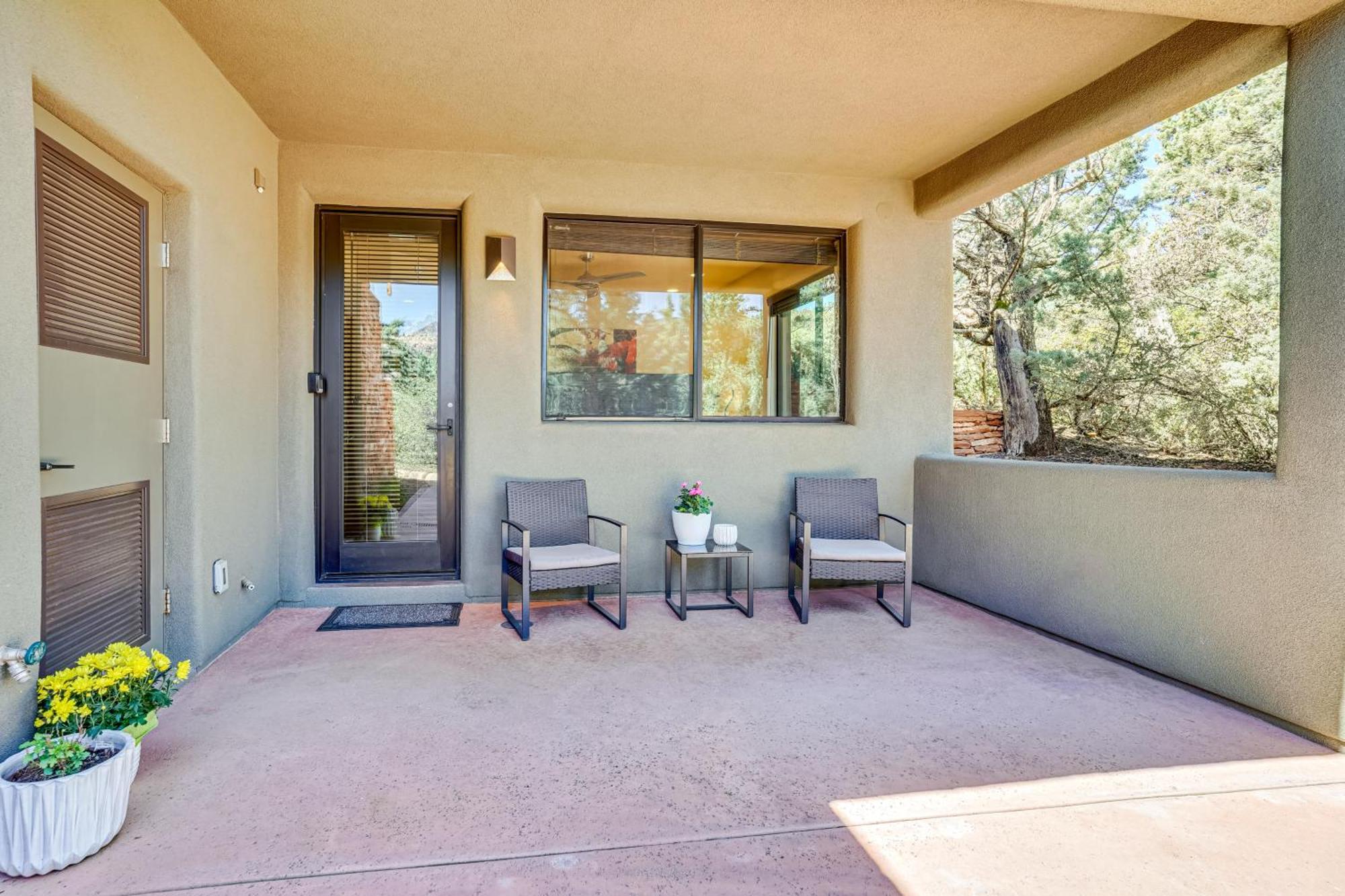 Apartamento Sedona Couples Retreat With Patio Walk To Trails! Exterior foto