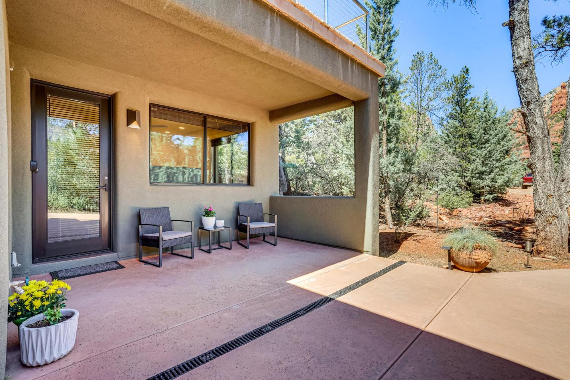 Apartamento Sedona Couples Retreat With Patio Walk To Trails! Exterior foto